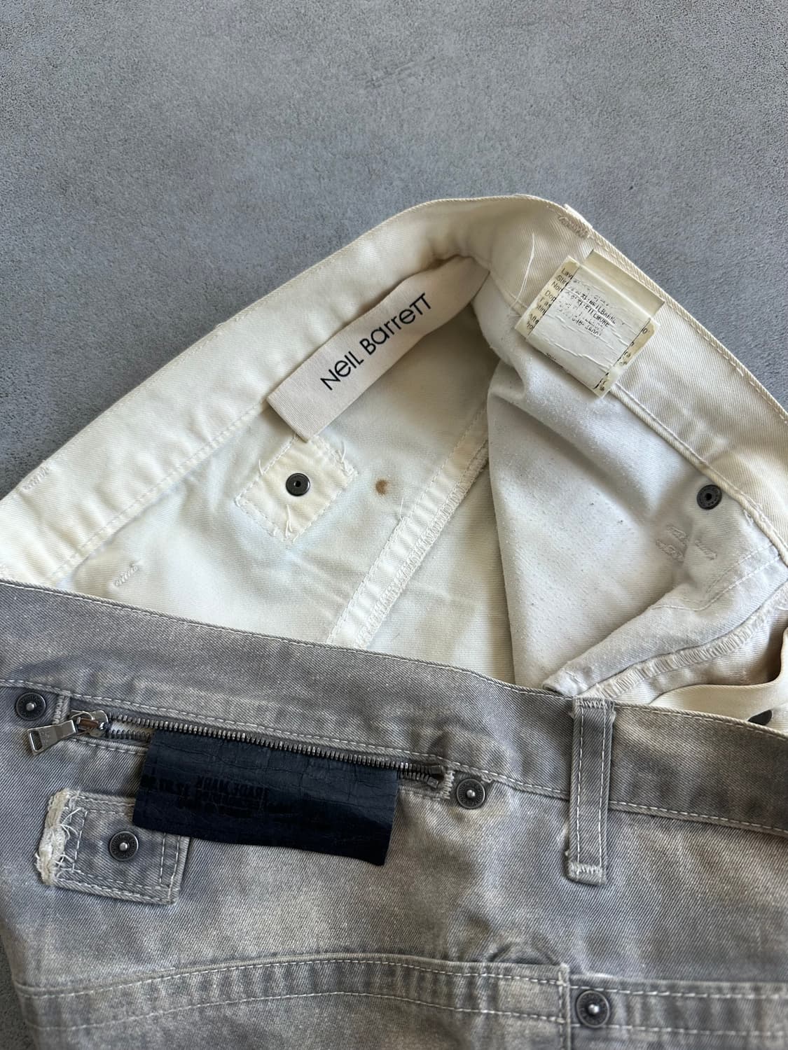 닐바렛 아카이브 더스트 그레이 데님팬츠 상품이미지9