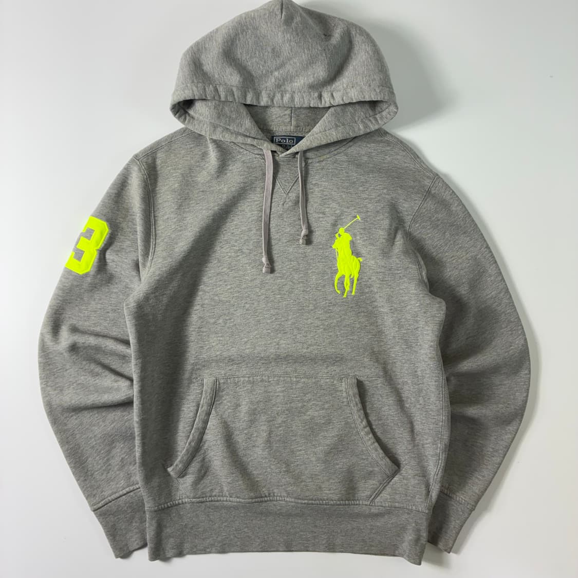 Polo  폴로 랄프로렌 코튼 빅포니 그레이 후드티  상품이미지2