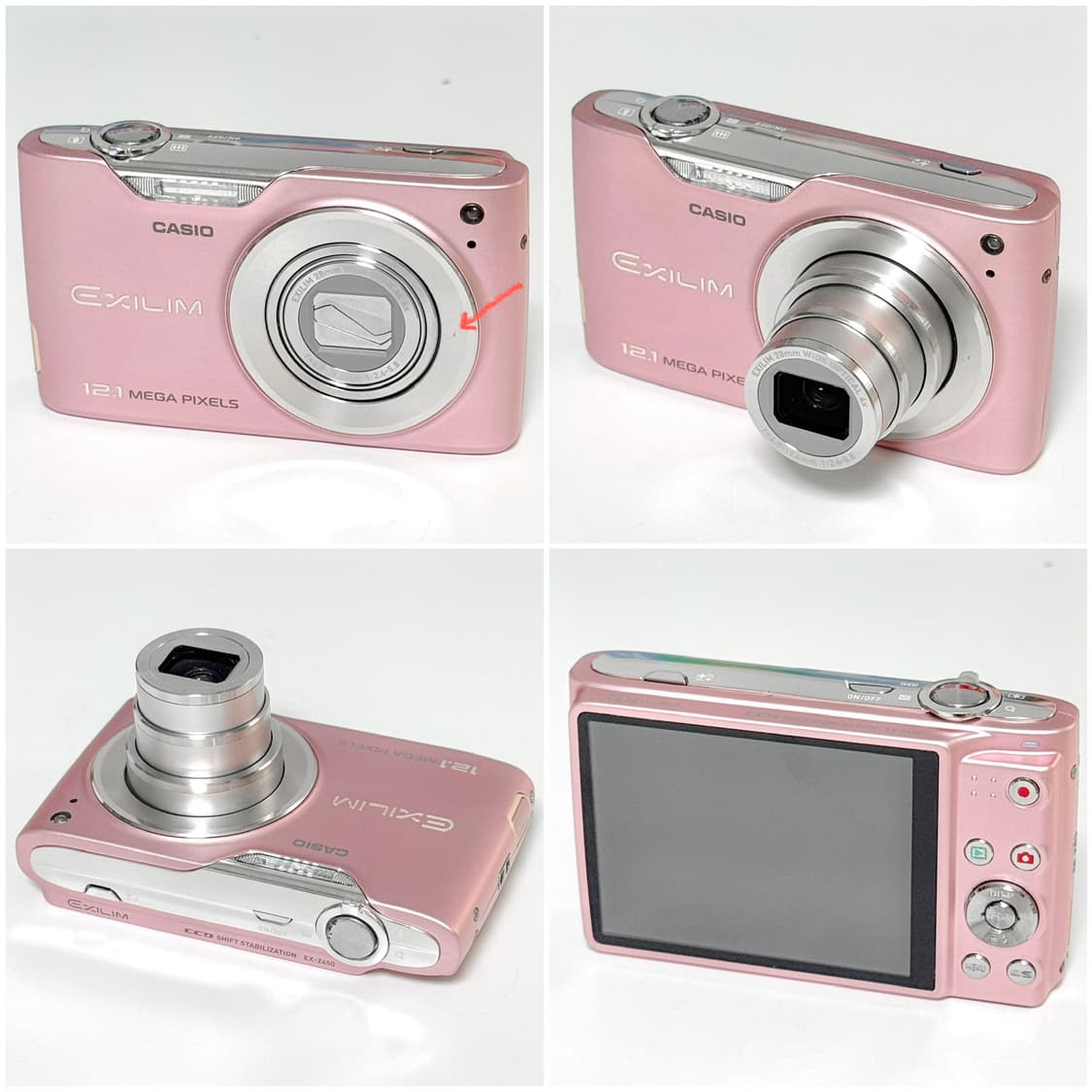 카시오 엑슬림 Z450 베이비핑크 빈티지디카 상품이미지2