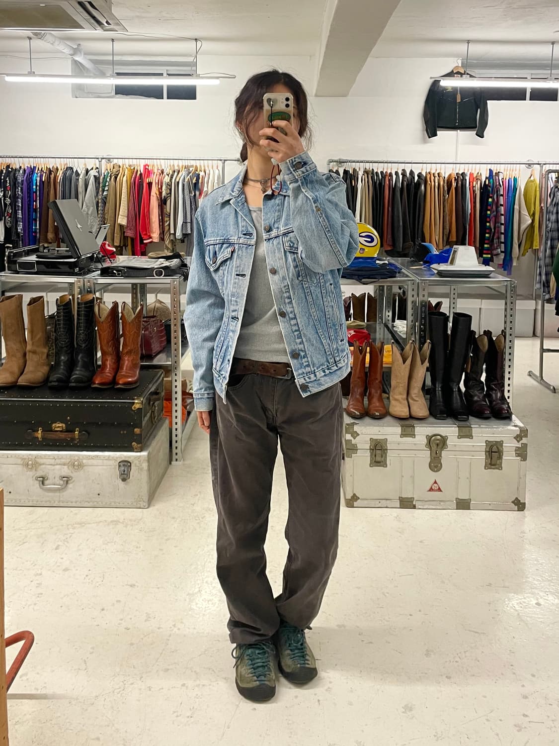 90s LEVI'S USA denim jacket 90년대 데님 자켓 상품이미지9