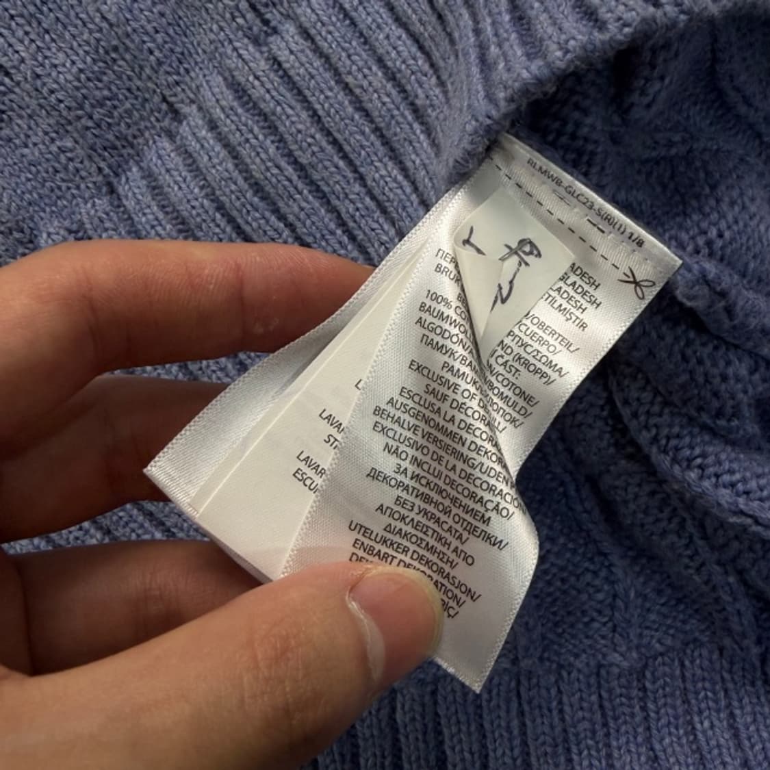 100 폴로 신형 꽈배기 니트 조끼 상품이미지5