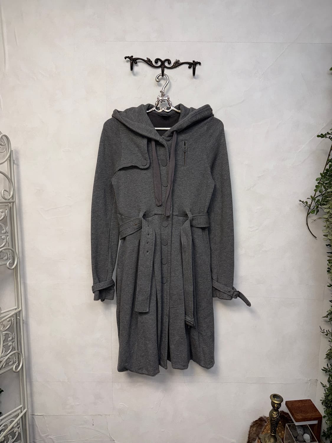 Armani Exchange belted hood coat ops 상품이미지2