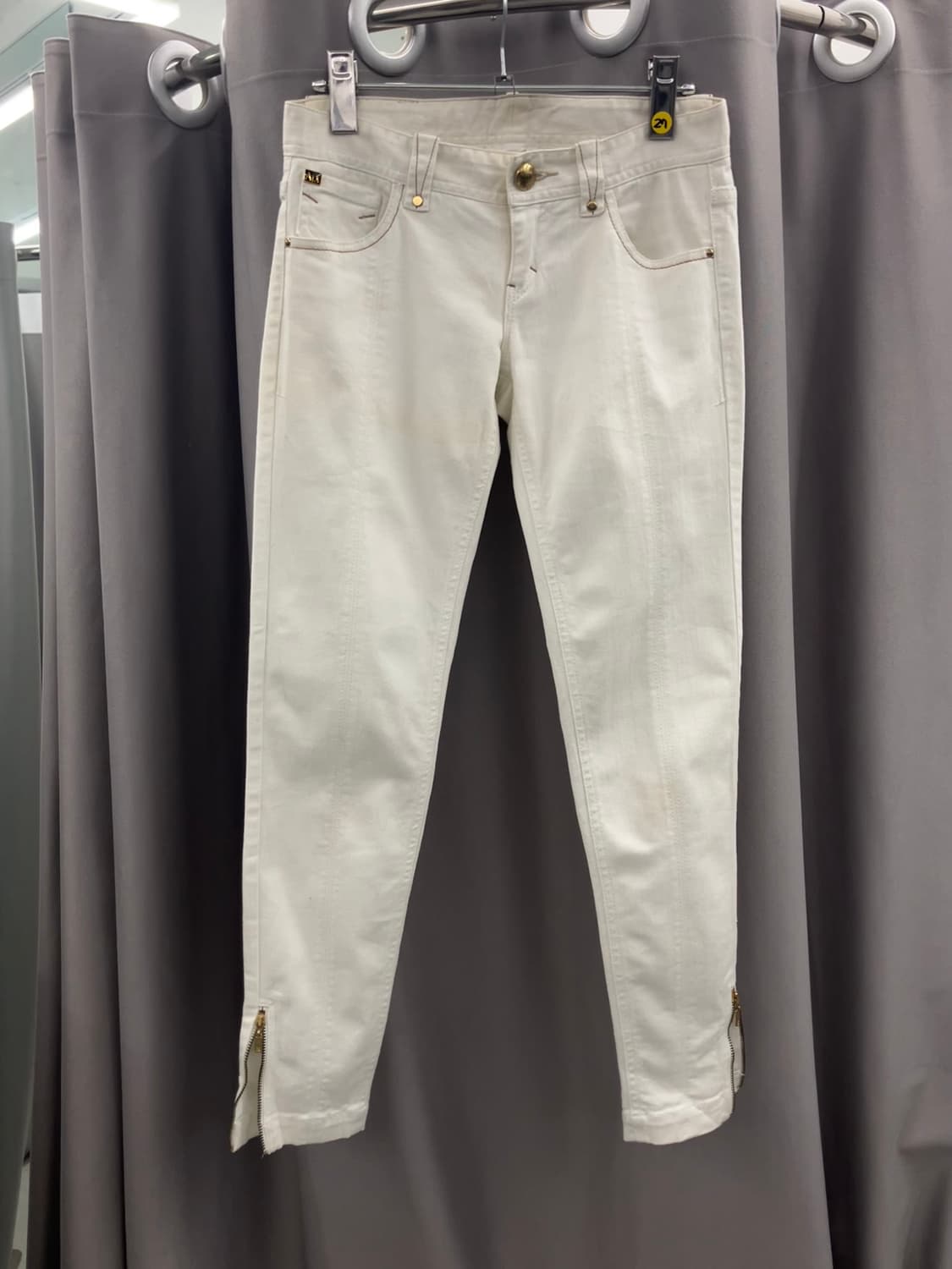 알마니익스체인지 앵클 지퍼 스키니진  상품이미지2