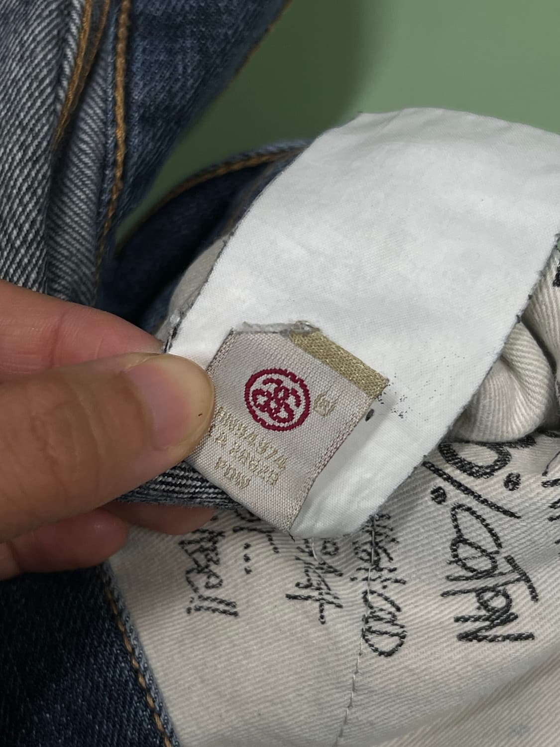 (34) 스투시 올드스쿨 슬림핏 중청 데님 팬츠 상품이미지5