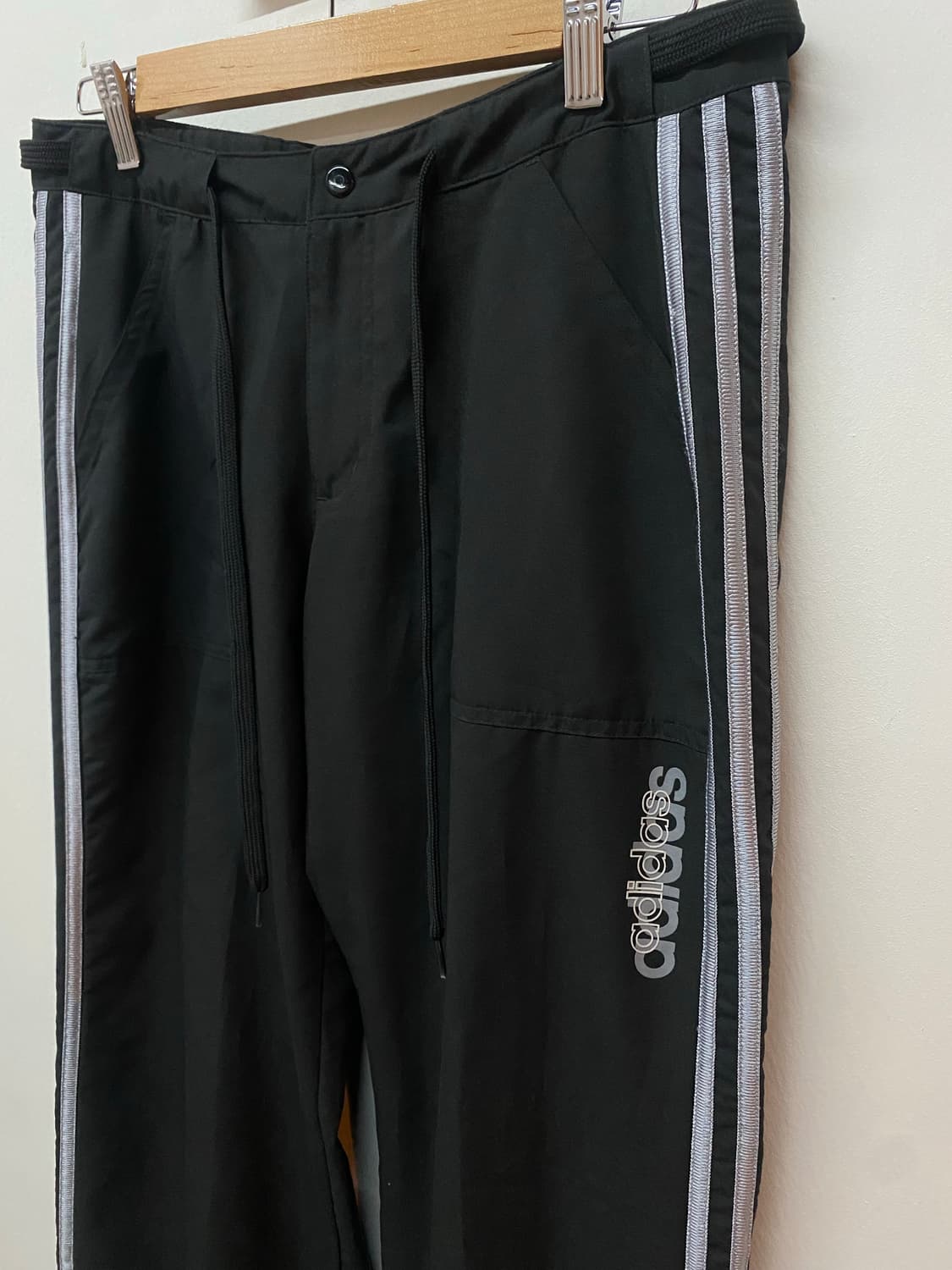 아디다스 블랙 3선 팬츠 L 상품이미지2