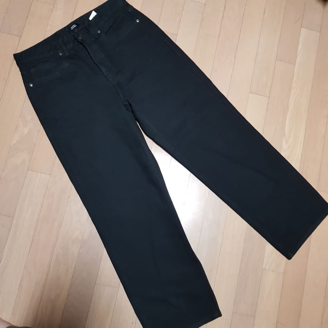 33인치/ 무신사 릴렉스핏 블랙진/데님/ 1토-동 상품이미지1