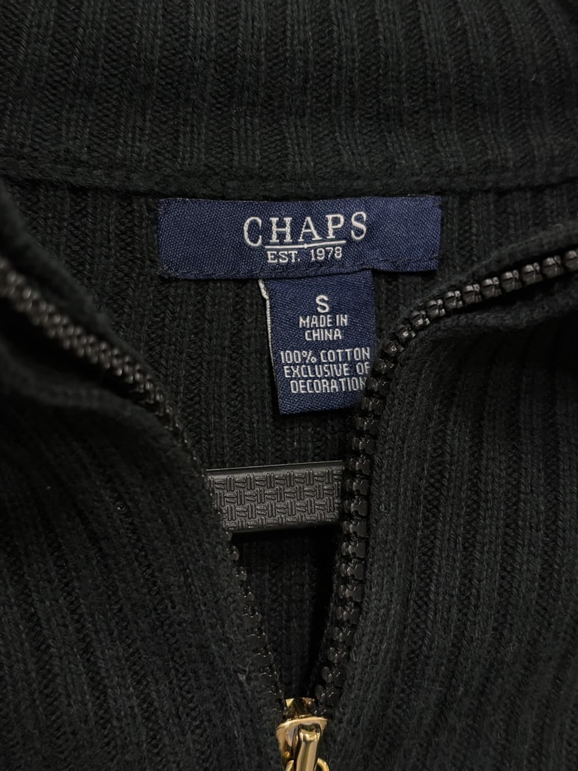 폴로 챕스 chaps 하프 니트 집업 상품이미지3