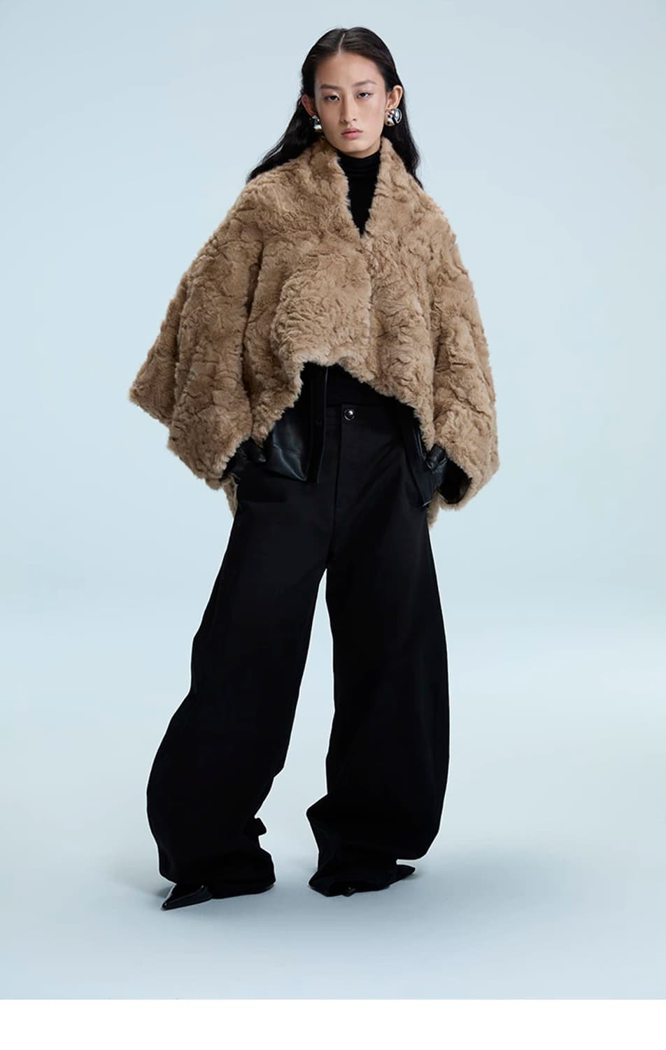 Sip Class투웨이 에코 퍼 코트 상품이미지5