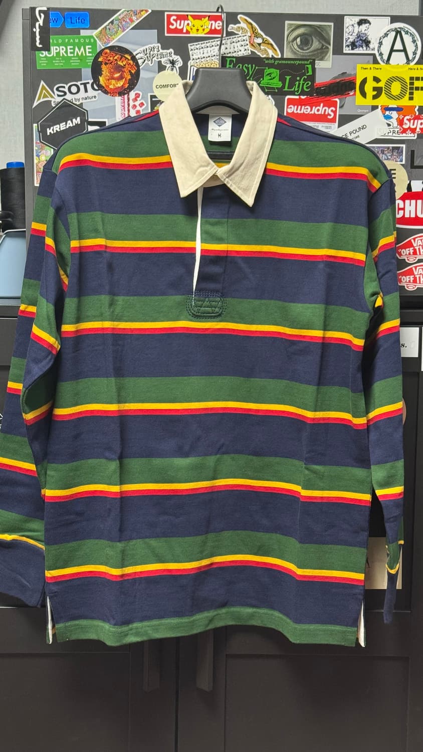 [M] 브론슨 논스탁 헤비 스트라이프 럭비 티 셔츠 상품이미지4