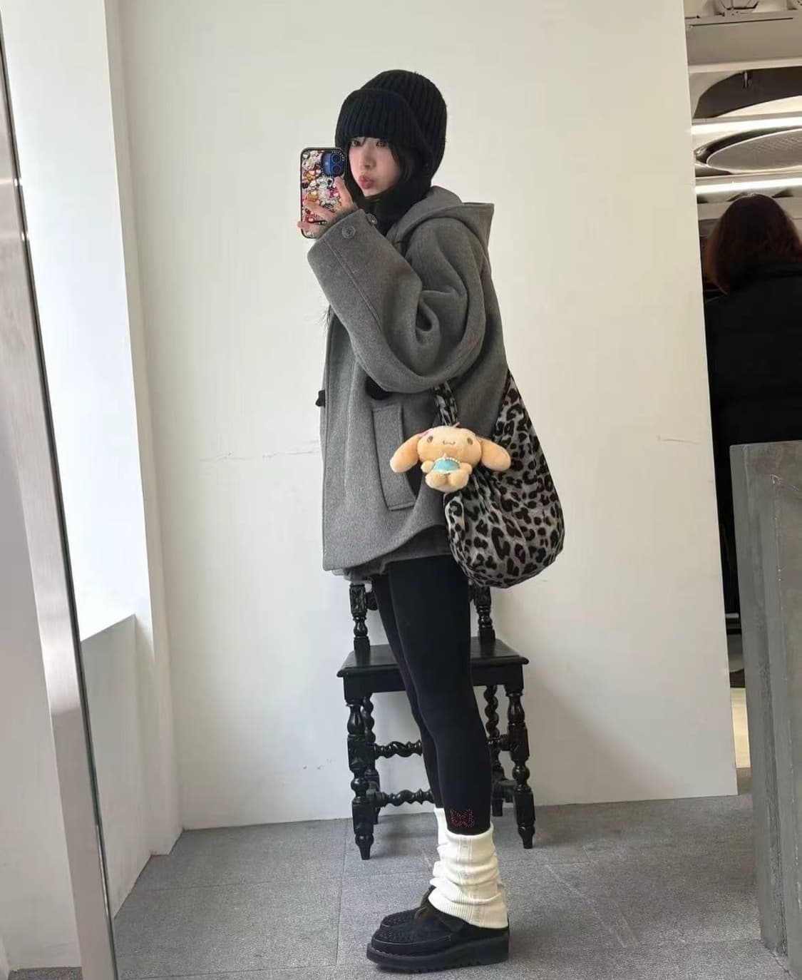 타입서비스 후드하프코트 상품이미지1