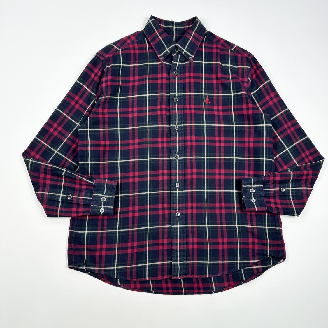 빈폴 클래식 자수 로고 체크셔츠 (S) 상품이미지2