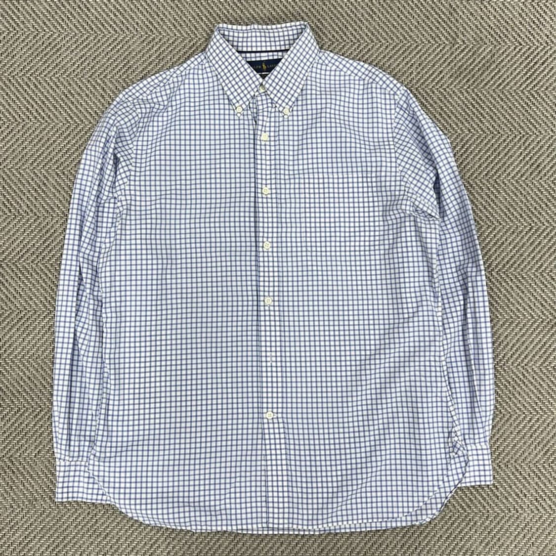 랄프로렌 슬림핏 체크 셔츠 v0746 상품이미지1