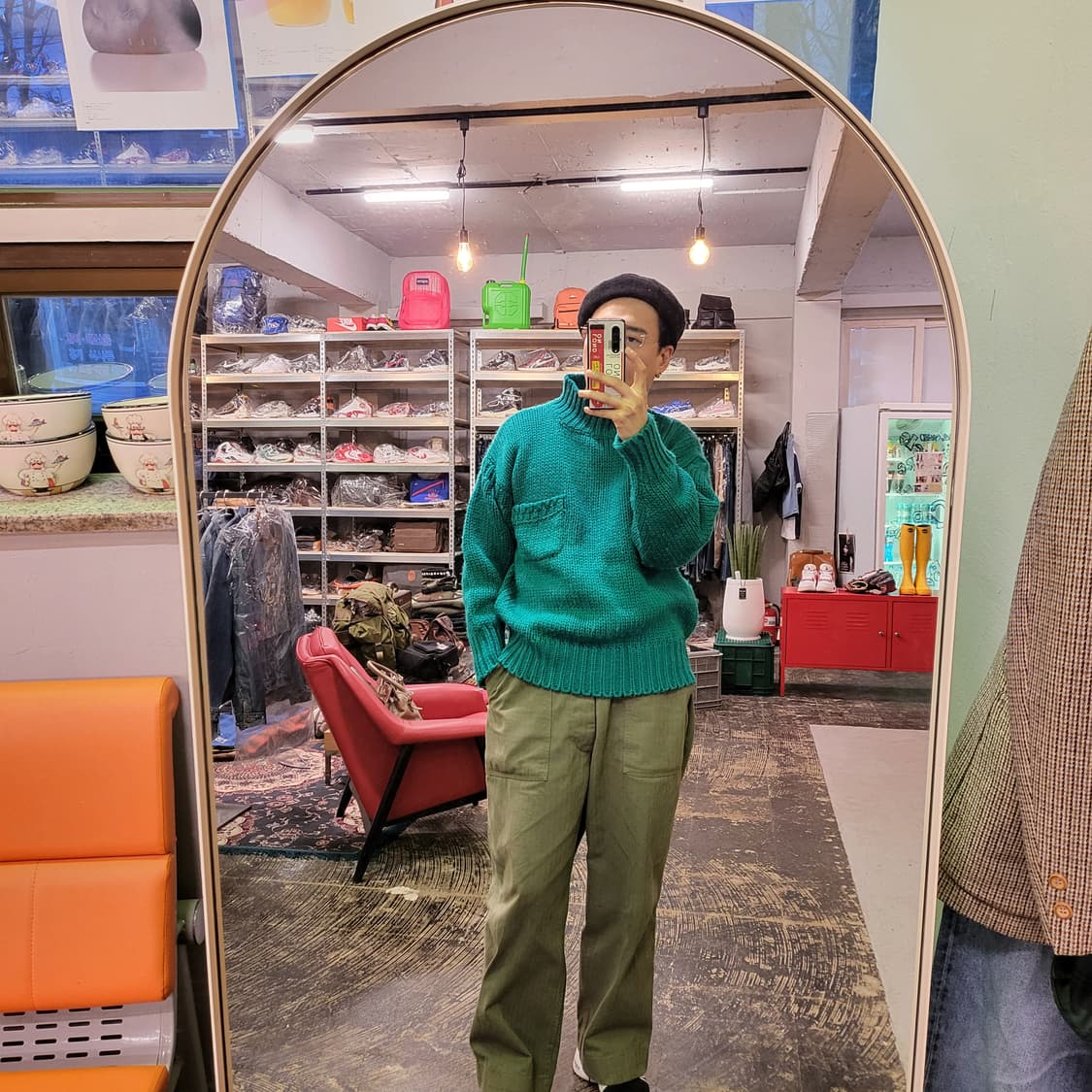 80s 칼리지 타운(College Town) 니트 (L) 상품이미지7