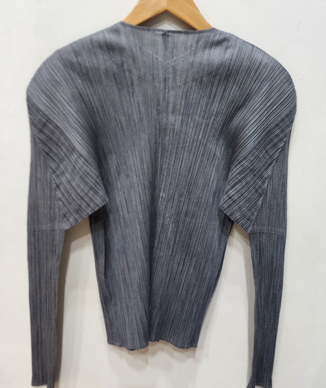 플리츠플리즈 플리츠 가디건&셔츠  그레이 3사이즈 상품이미지2