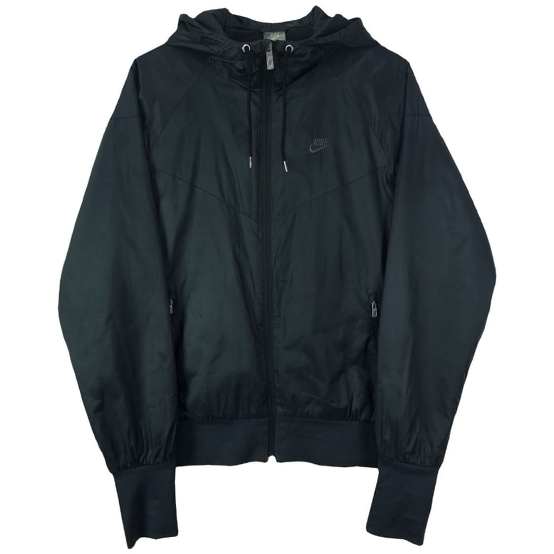 [나이키] 로고 프린팅 윈드러너 후드 바람막이 자켓 블랙 M18767 상품이미지2