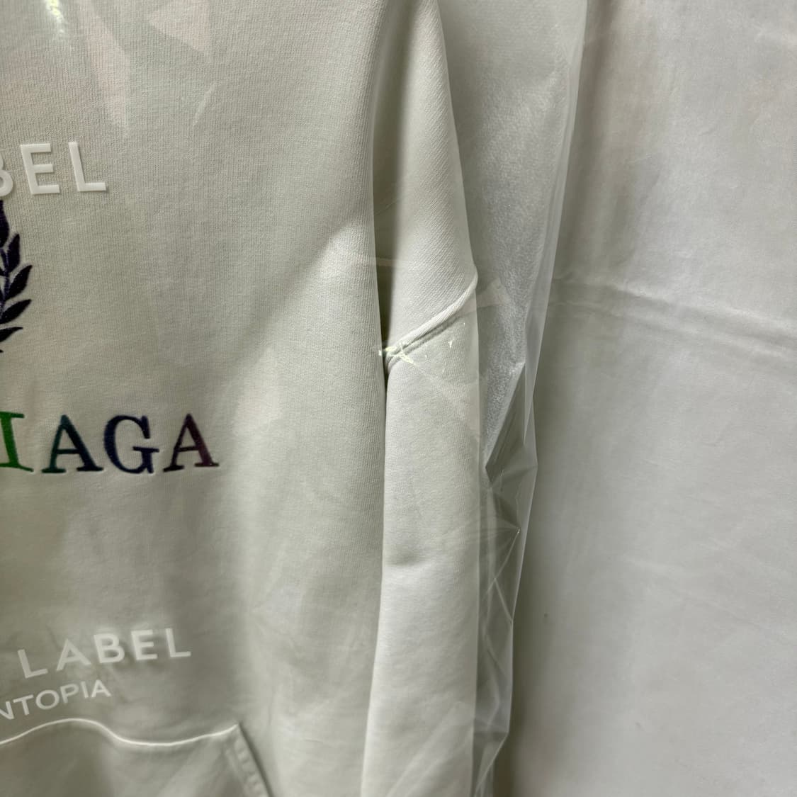 발렌시아가 레인보우 월계수 오버핏 후드티 상품이미지7