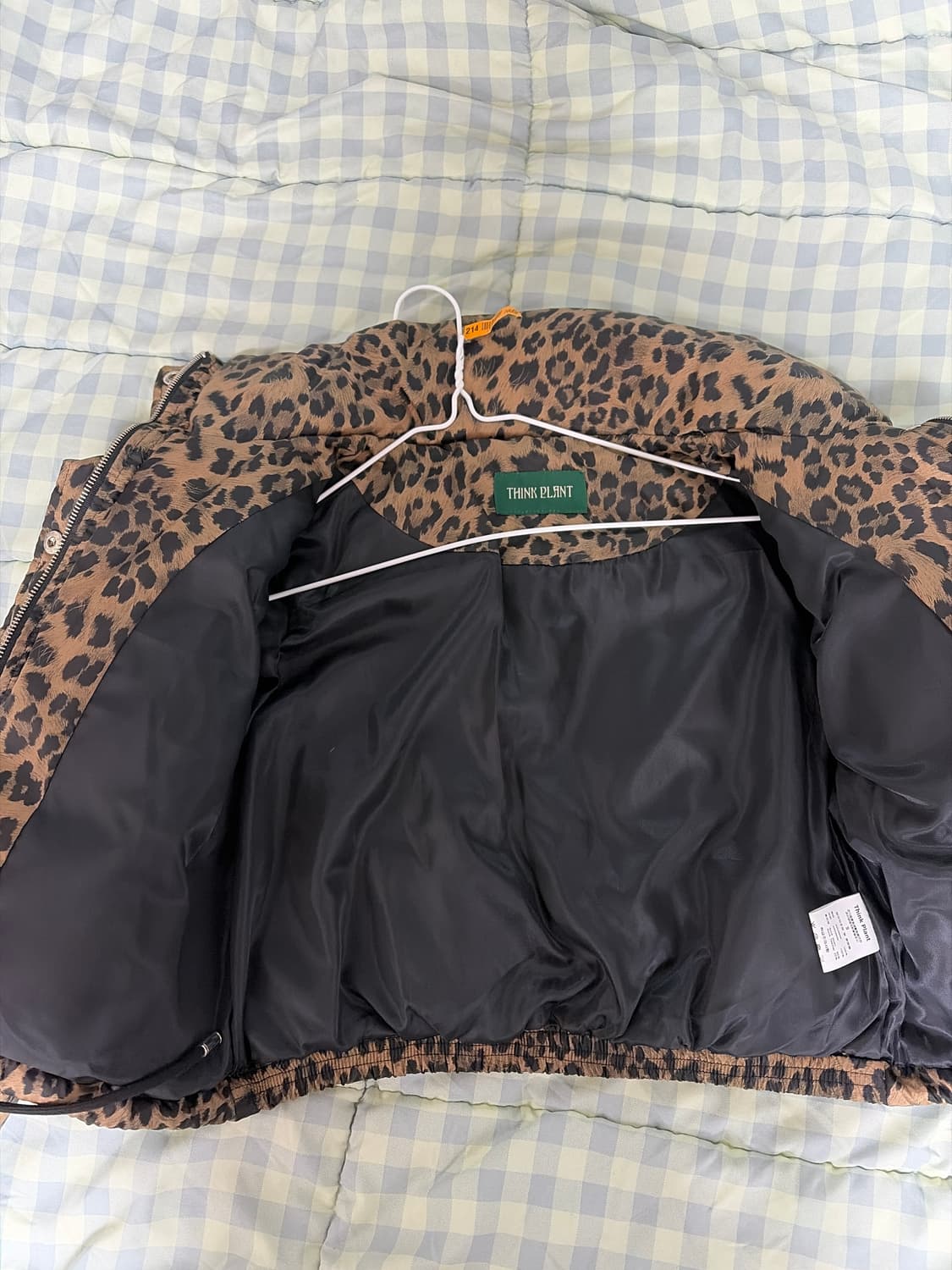 띵크플랜트 레오파드 패딩 상품이미지2