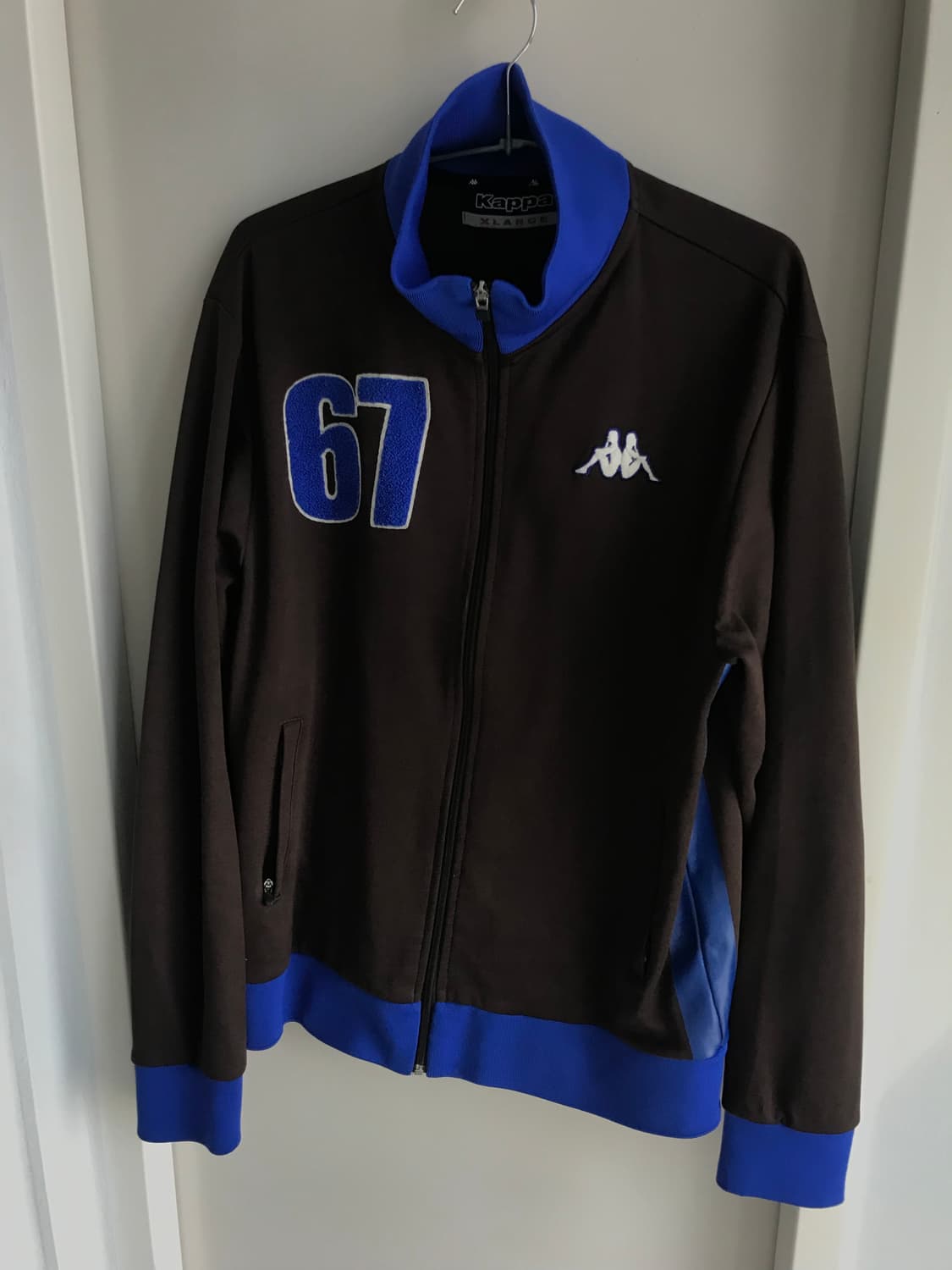 카파 브라운 블루 집업 져지 희귀매물 XL 상품이미지2