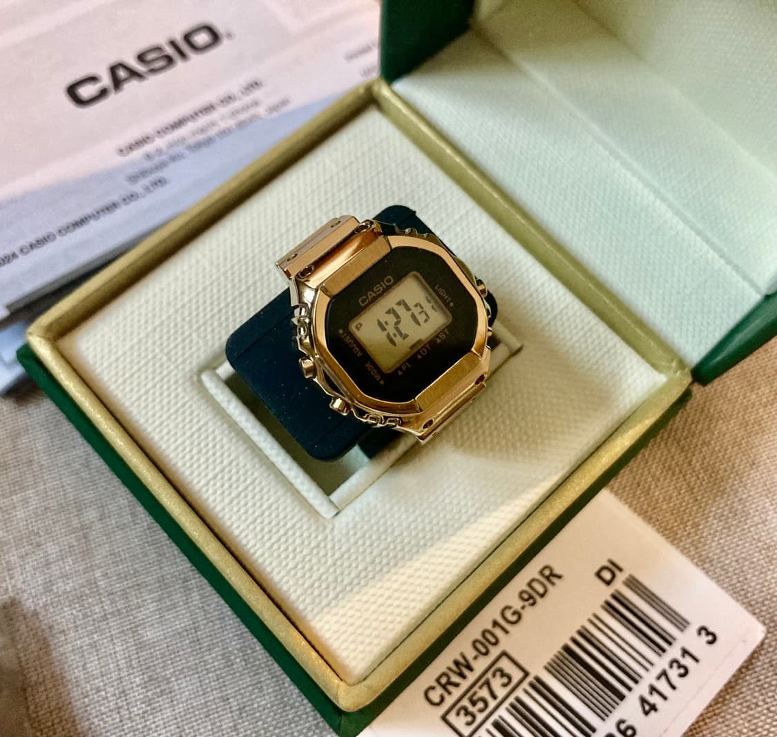 카시오 50주년 기념 링워치 골드 상품이미지2