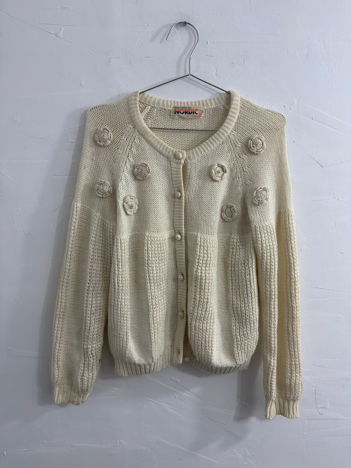 nordic flower detail cardigan 상품이미지1