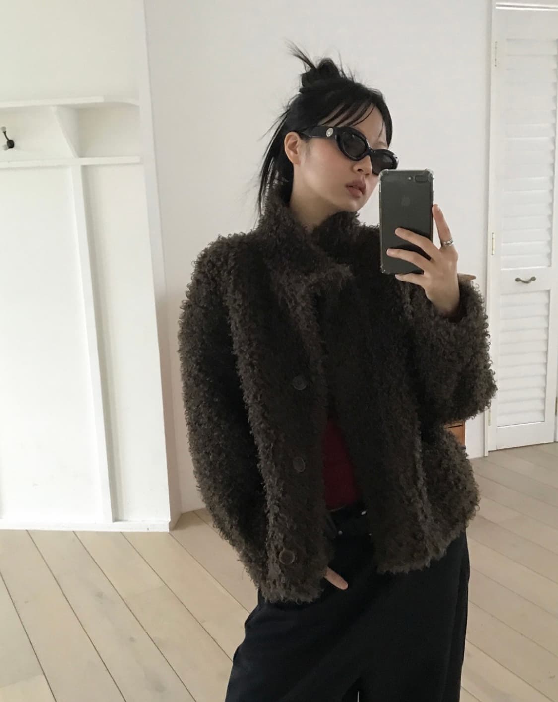 노어슨 베어 리버시블 무스탕자켓 상품이미지5