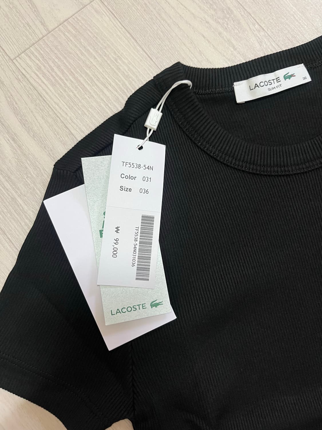 라코스테 골지티셔츠 상품이미지3