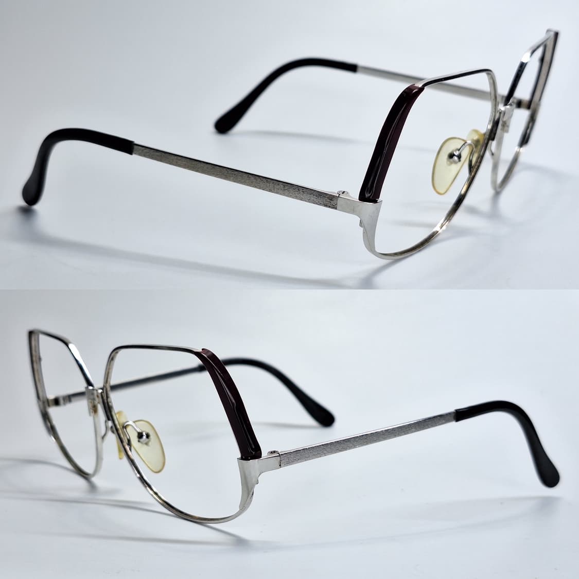 80s 일본 빈티지 Vista 비스타 6032 스플릿 브로우라인 안경테  상품이미지3