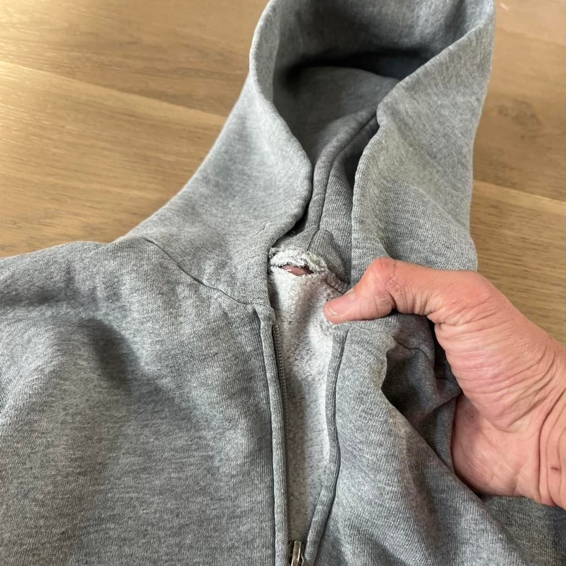 러셀 애슬레틱 후드집업 그레이 상품이미지4