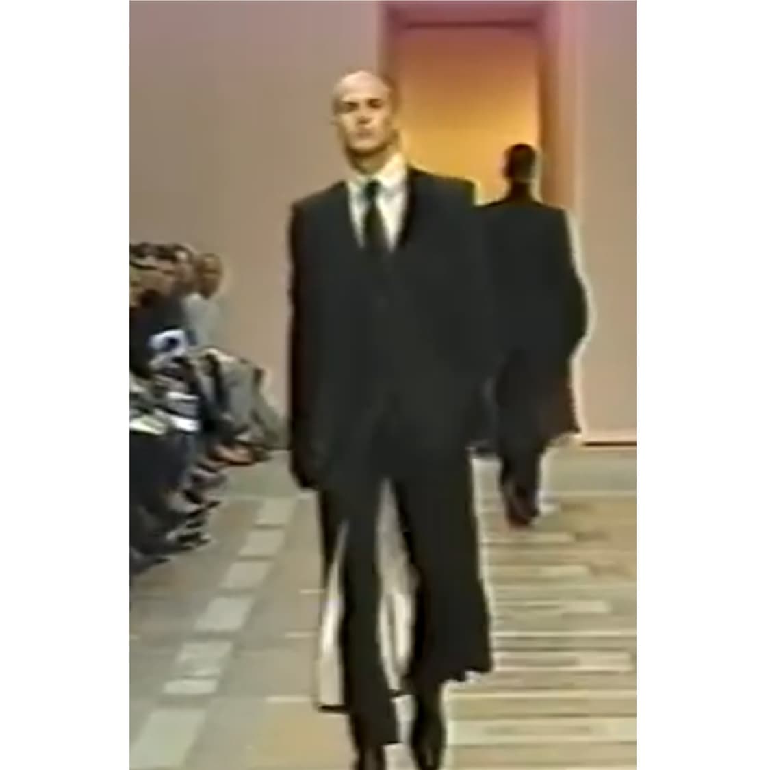 Jean Paul Gaultier Pinstripe Zip Coat 상품이미지2