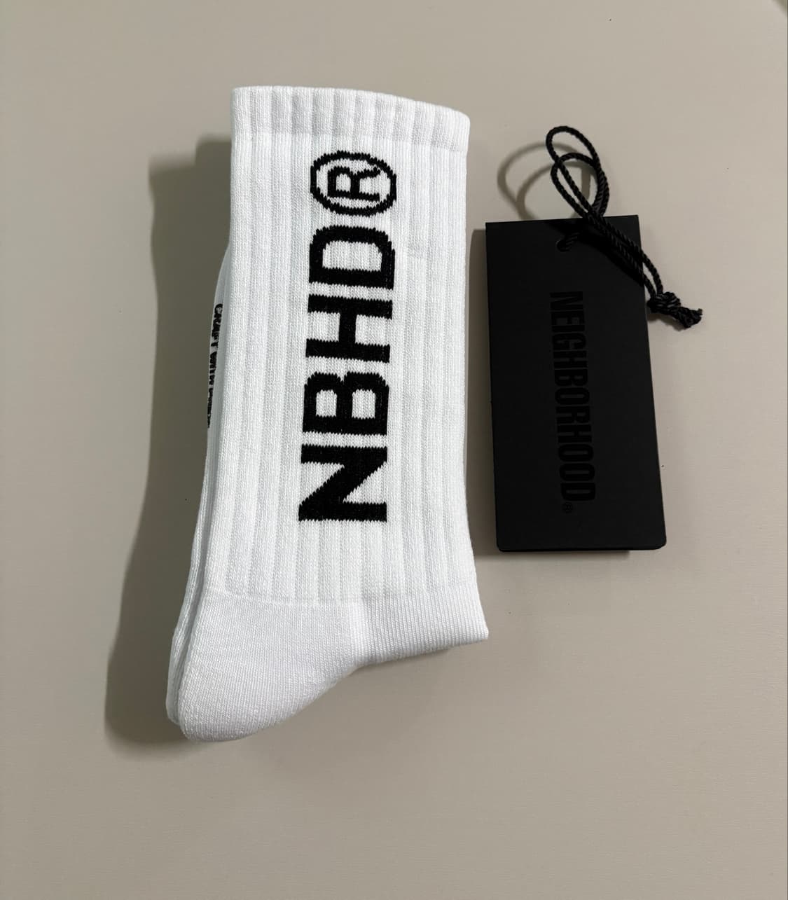 네이버후드 NBHD 로고 삭스 양말 상품이미지1