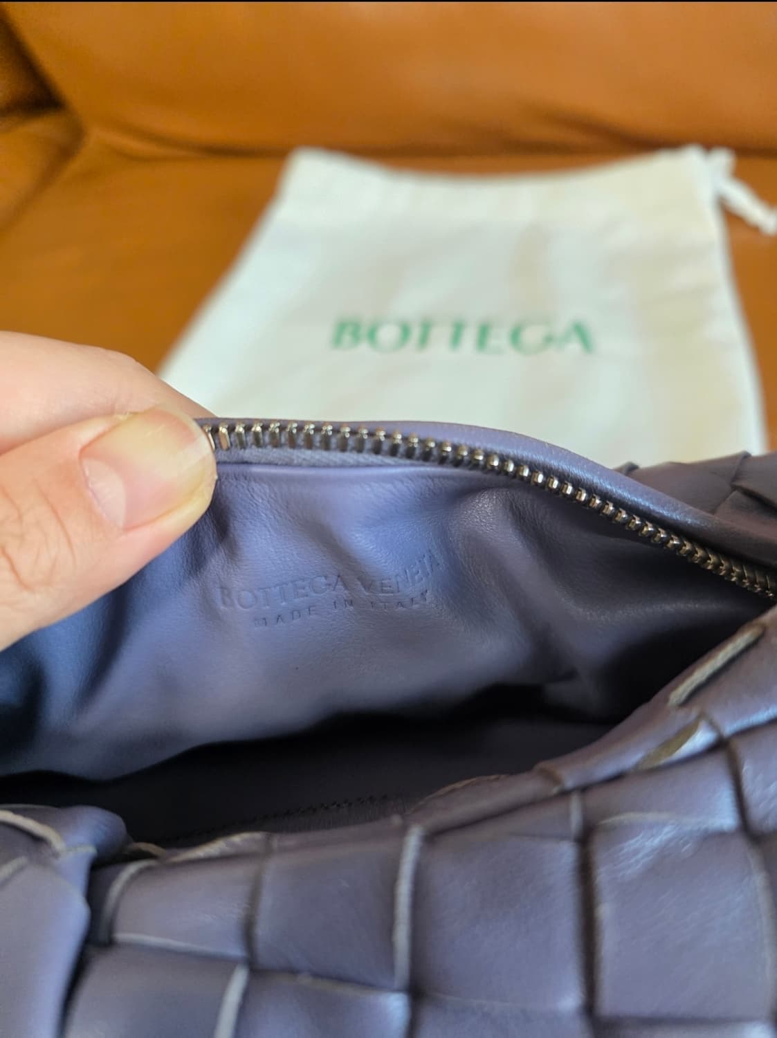 정품 보테가베네타 조디백 죠디백 라일락색상 상품이미지6