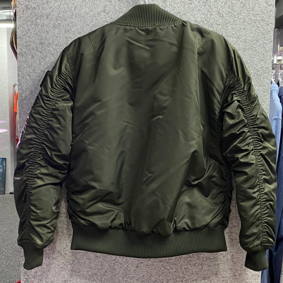 빈티지 MA-1 카키 국군 항공점퍼 B4032 상품이미지4