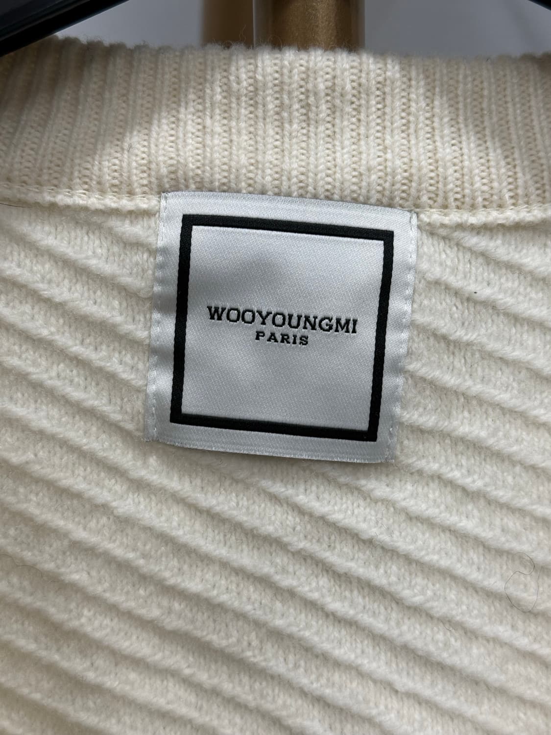 우영미 사선 가디건 48 상품이미지4