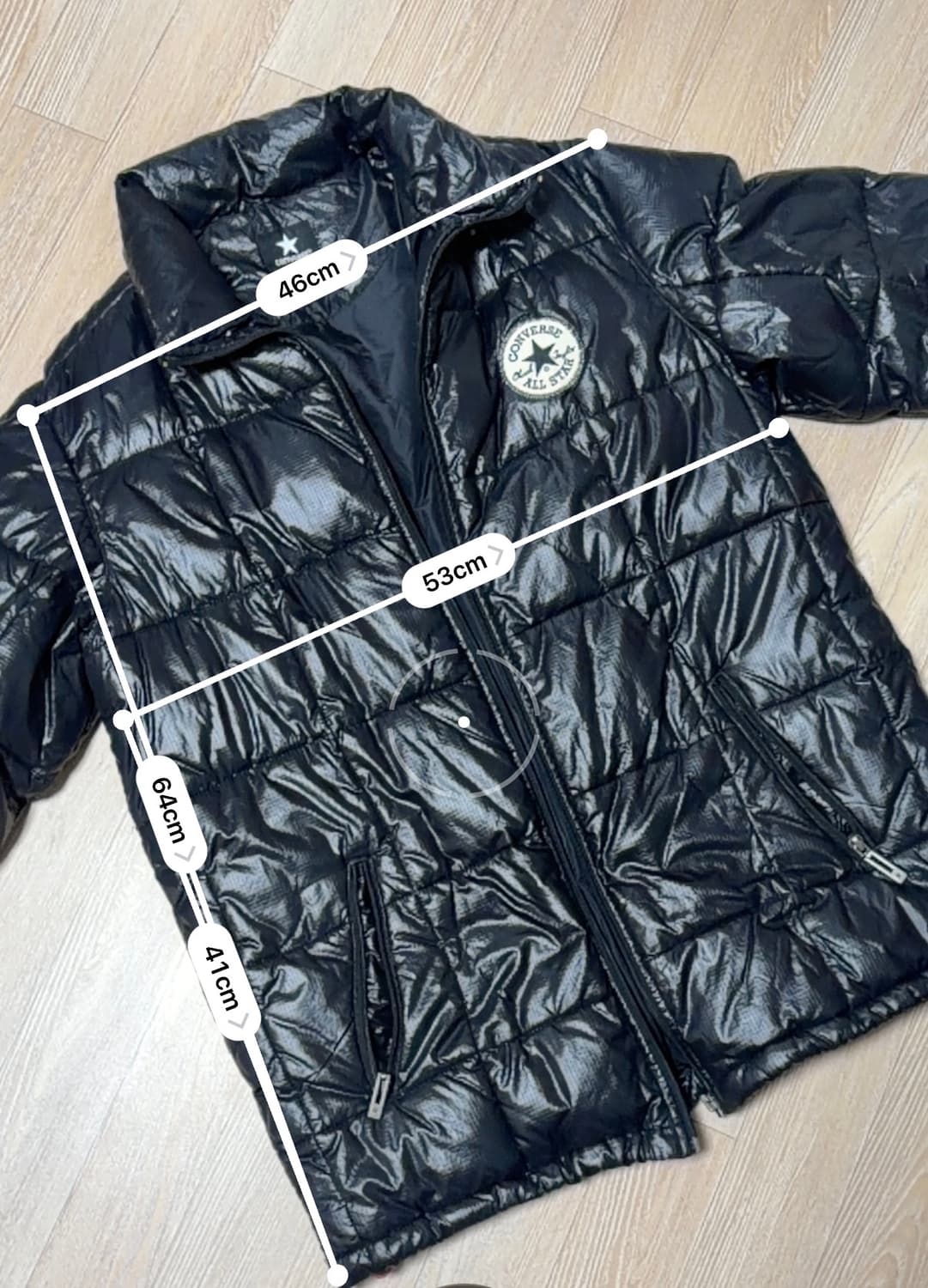 컨버스 패딩 대형 로고 상품이미지6