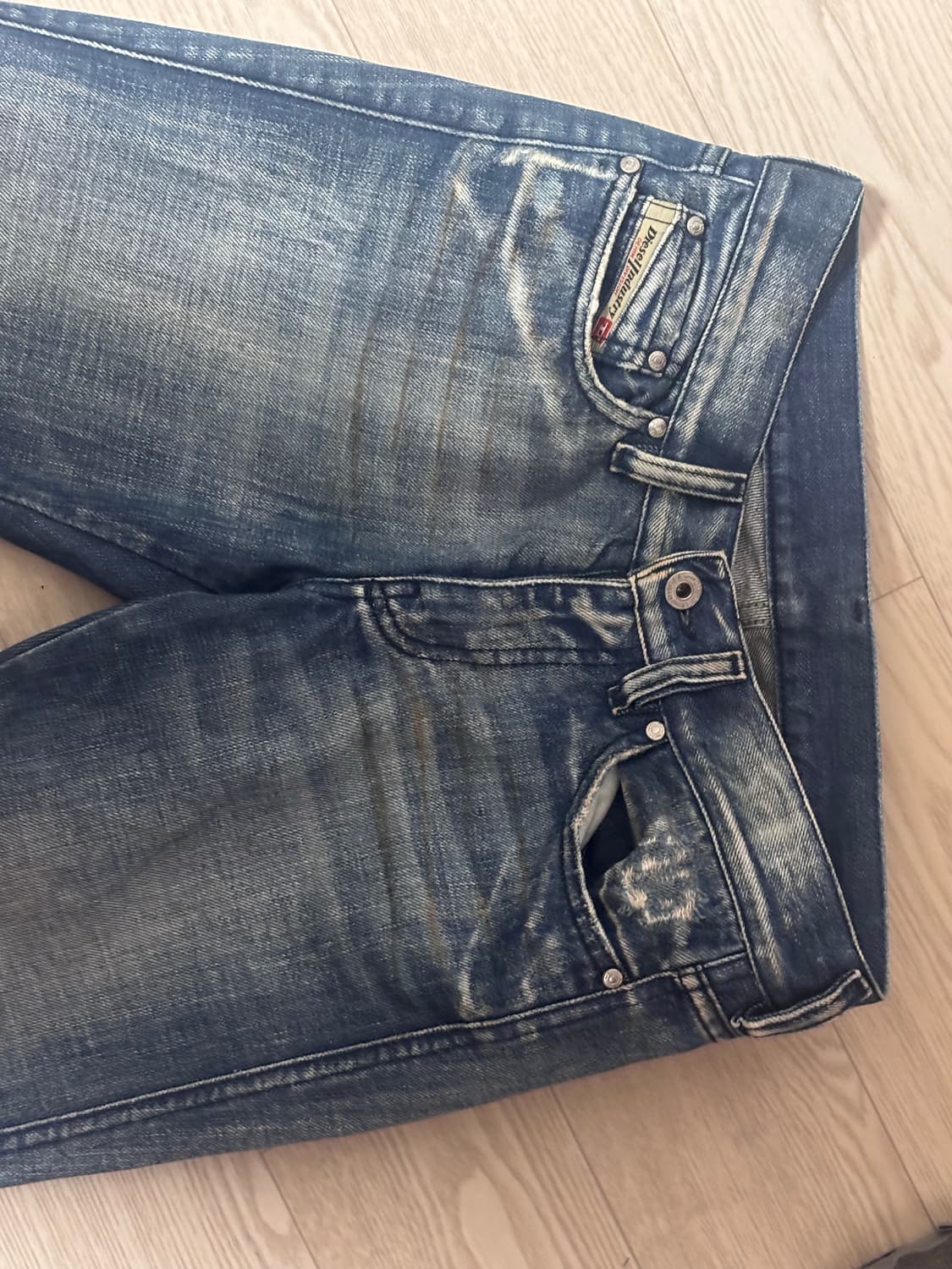 (W) 디젤 D-에비 부츠컷 앤 플레어 진 1969 09i03 다크 블루 상품이미지5