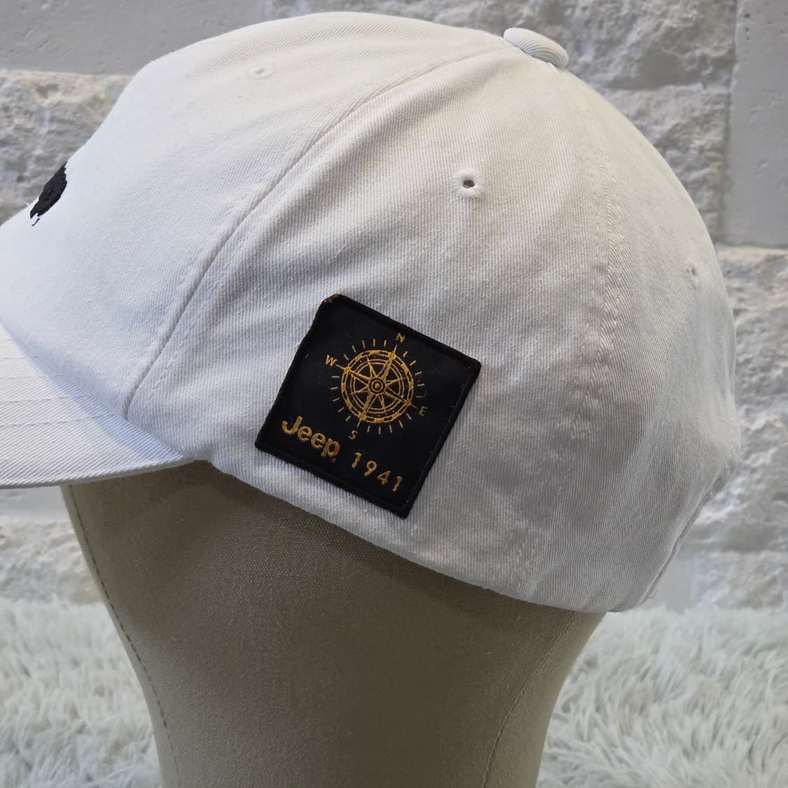 L8-5:지프 화이트 로고 볼캡 F(약 55~59cm 조절 가능) 상품이미지3