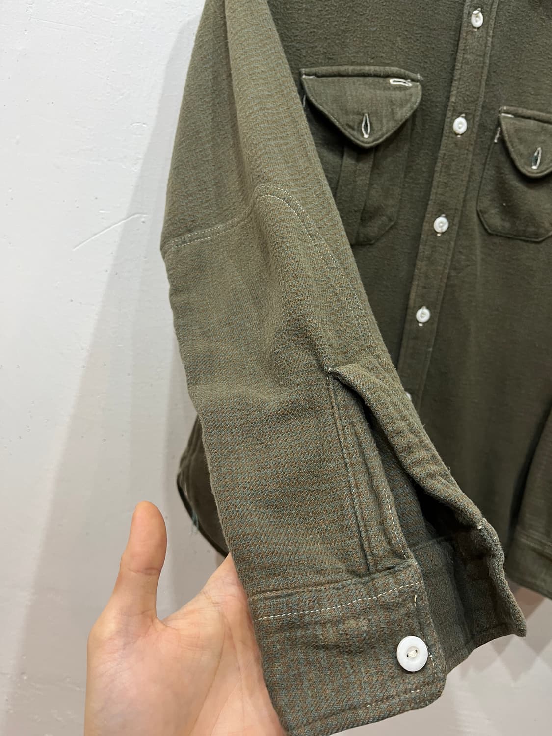 포스트 오버롤즈 플란넬 셔츠 Made in USA 상품이미지3