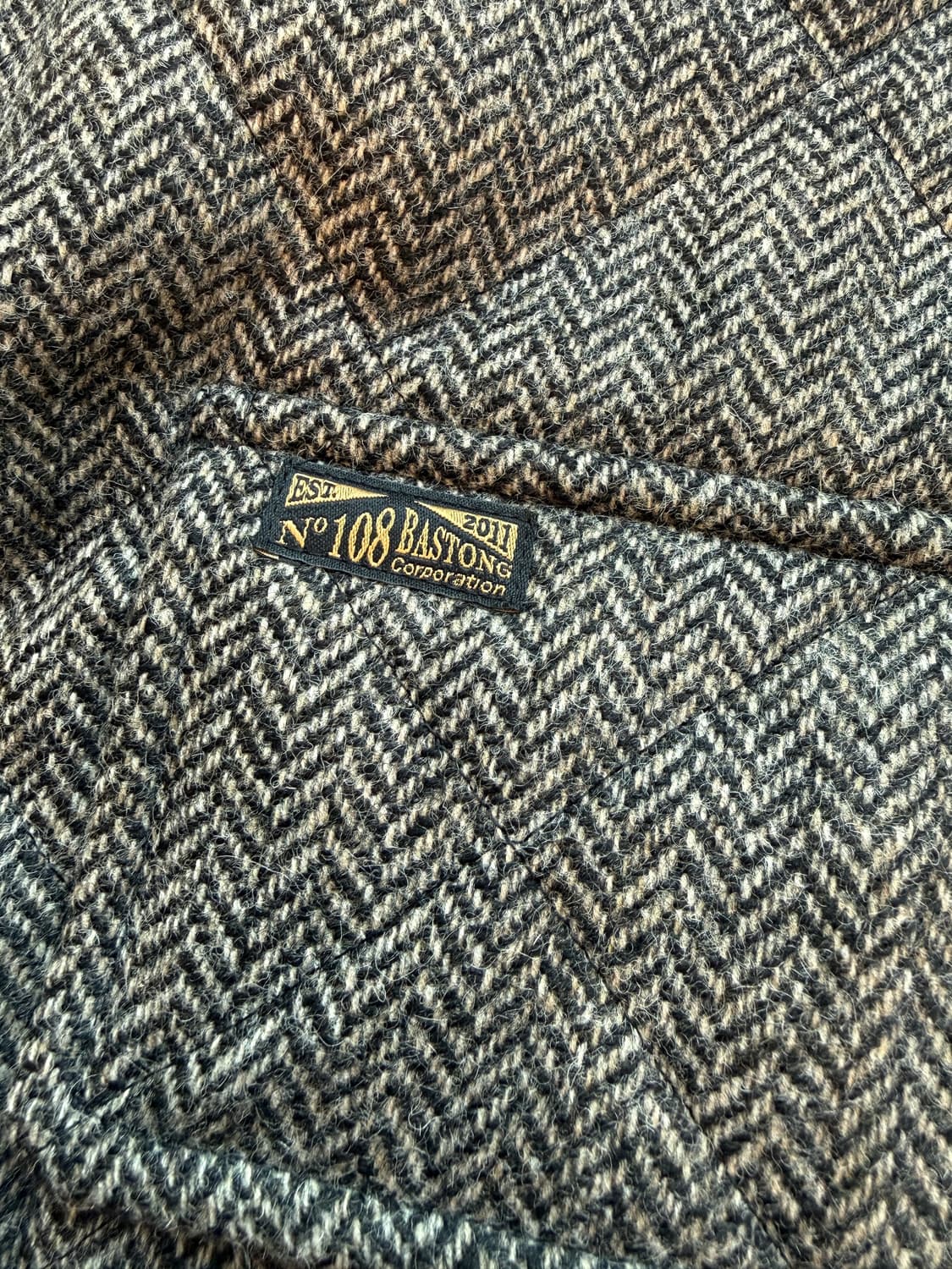 바스통 108W 그레이 헤링본 XL(105-110) 상품이미지6