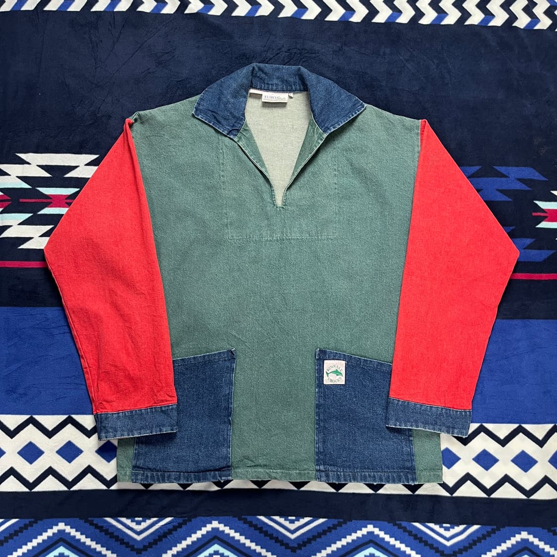 70s Kinsale Smocks(아일랜드) 스모크 자켓(실측확인) 상품이미지1