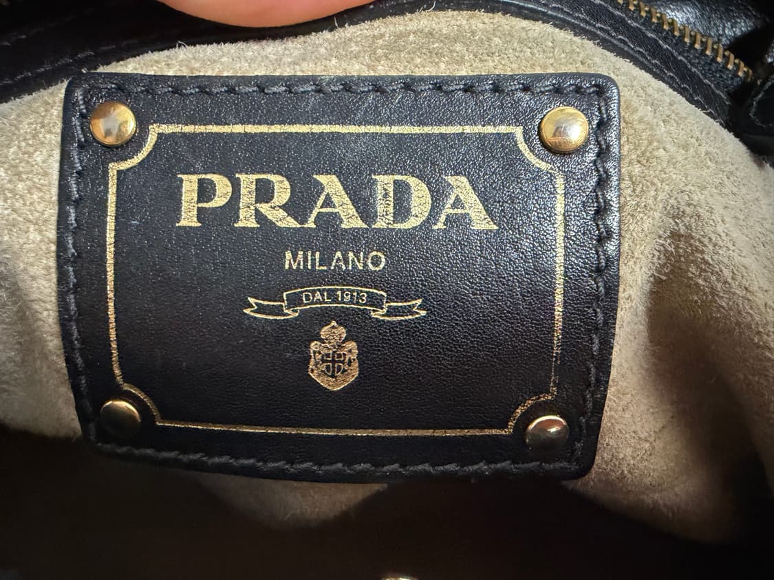 [정품] 프라다 블랙 투웨이백  상품이미지7