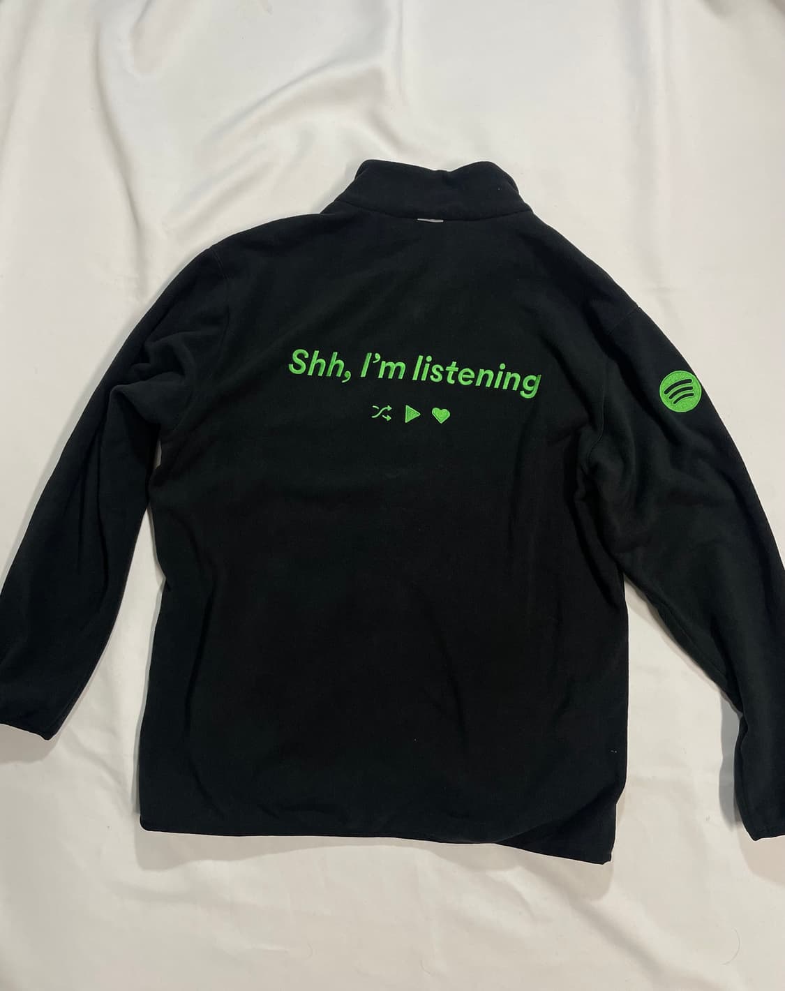 스포티파이 spotify 스태프 플리스자켓 상품이미지1