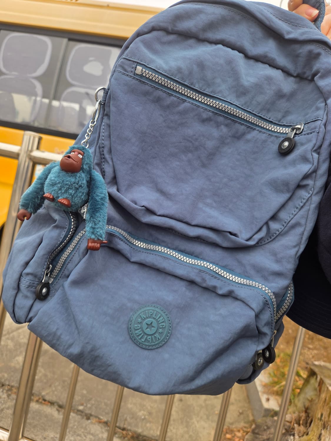 청록 키플링 백팩 키링 포함 하구미 모리 러힙 상품이미지3