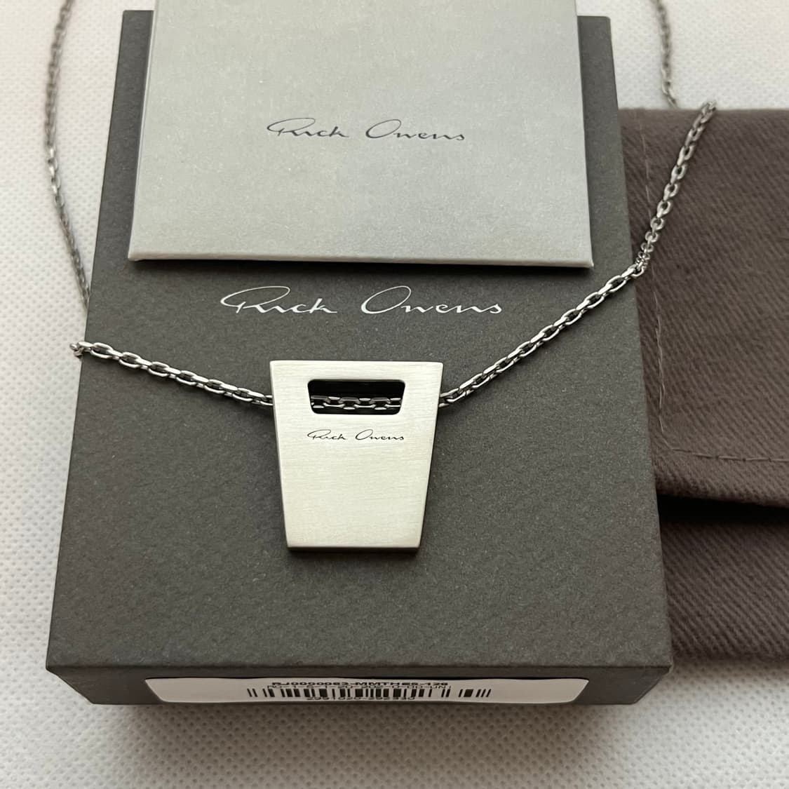 릭오웬스 DOG TAG 목걸이/실버 상품이미지1