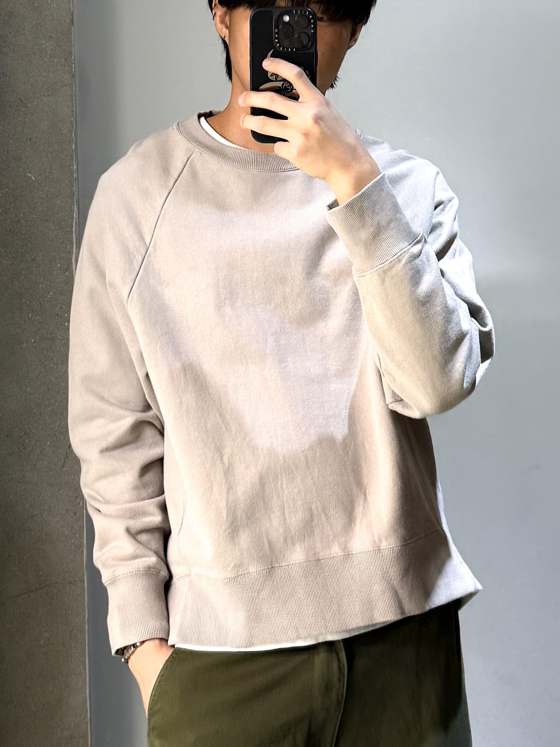 Solto 21SS 레이스업 스웻셔츠 상품이미지2