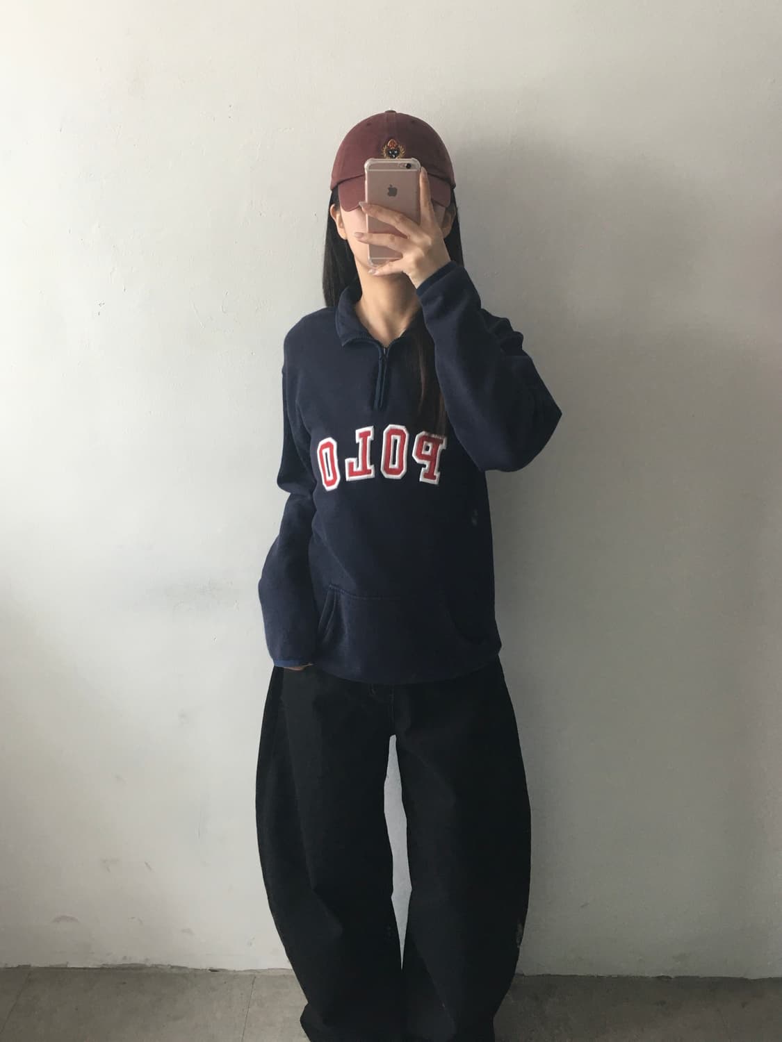 폴로 랄프로렌 빅로고 반집업 상품이미지2