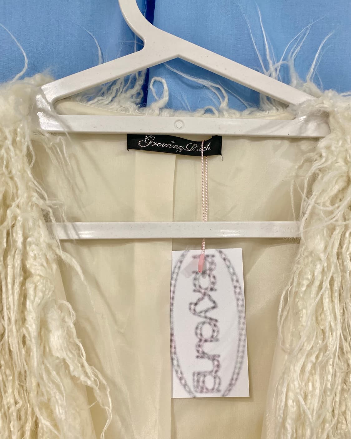 핀터무드 아이보리 퍼 자켓 상품이미지3