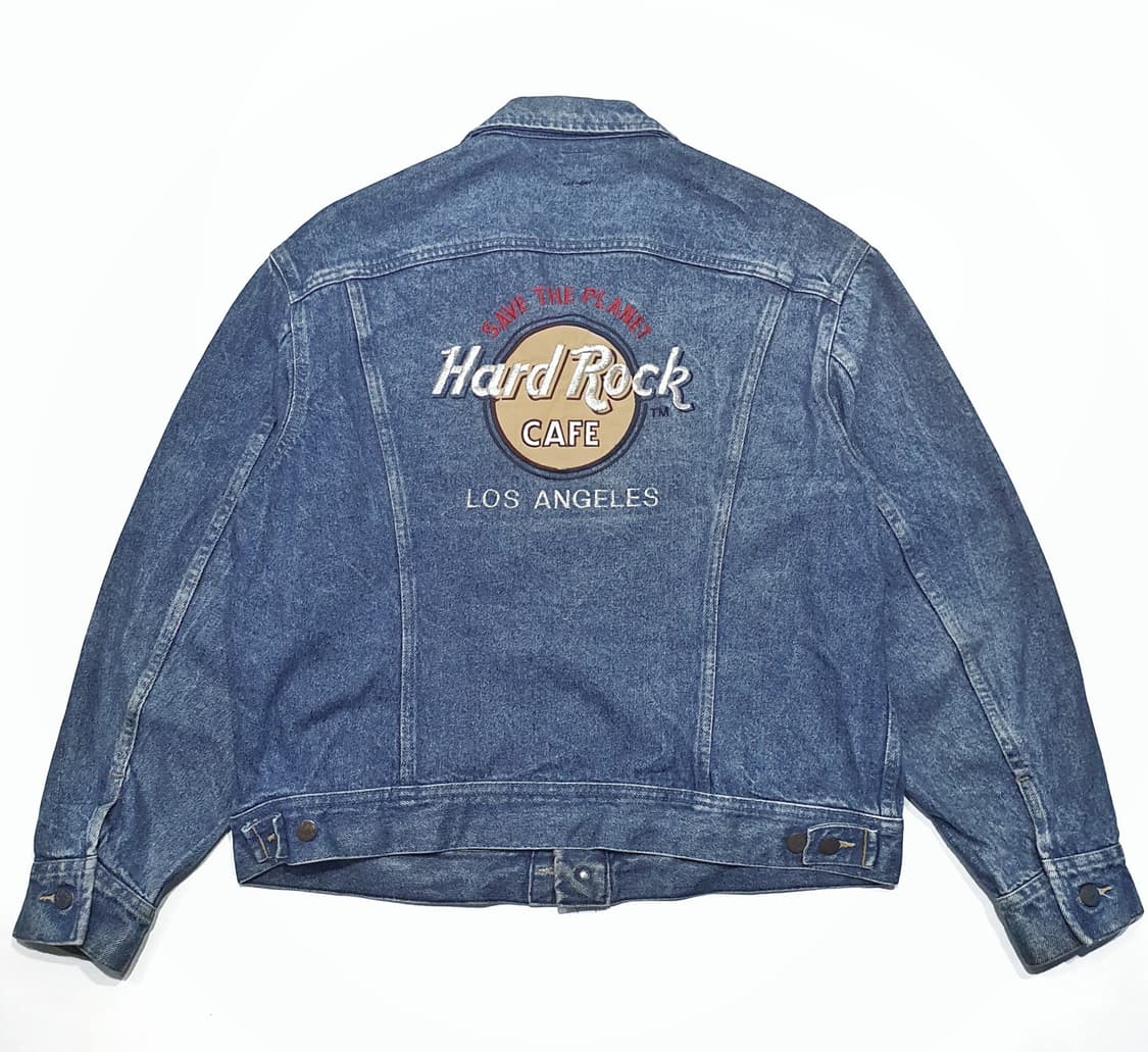 lee 80~90s 하드락카페 데님 트러커 (110) 46R 상품이미지1