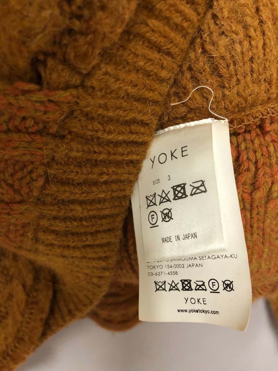 요크 크로싱 케이블 니트 상품이미지8