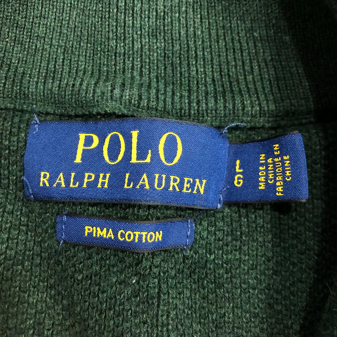 폴로 랄프로렌 피마 코튼 하프집업 니트 상품이미지5