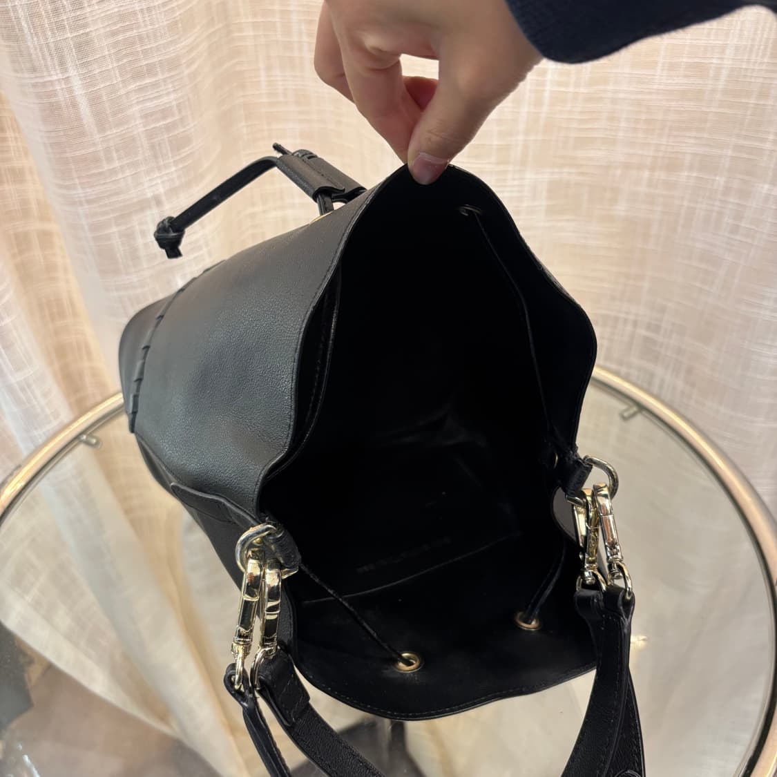 정품 사만다타바사 버킷 토트백     상품이미지6